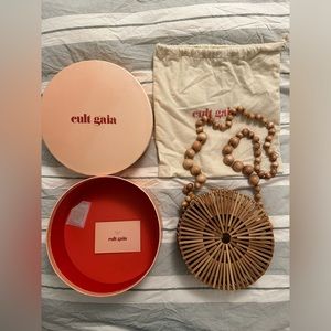 NIB Cult Gaia Bamboo Luna Crossbody Bag